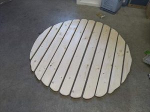 DIY円テーブル